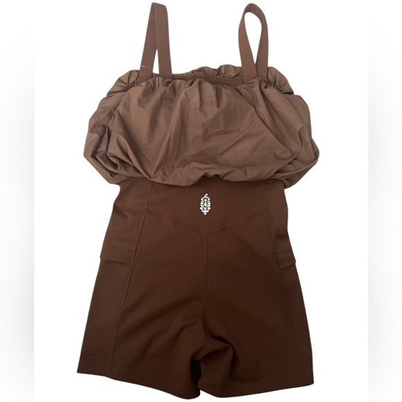 FREE PEOPLE Movement Womens Bubble
Trouble Onesie Black Walnut Brown Size XS New - Picture 2 of 8